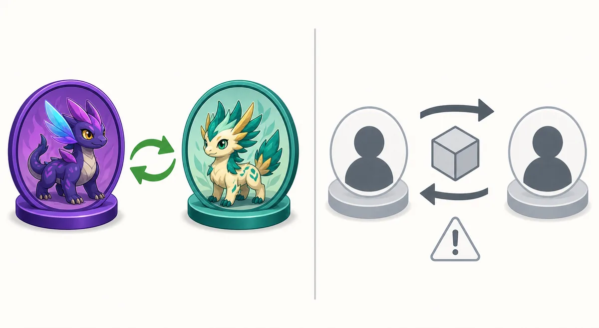 Illustration éditoriale séparant une fonction active, une demande future et un indice Trading Hall tiers
